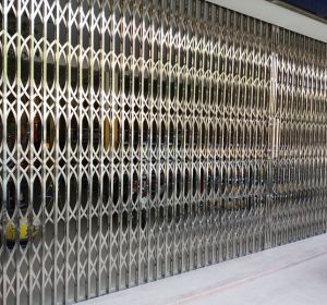 Stainless steel folding door 05