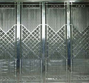 Stainless steel folding door 02